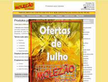 Tablet Screenshot of molezao.com.br